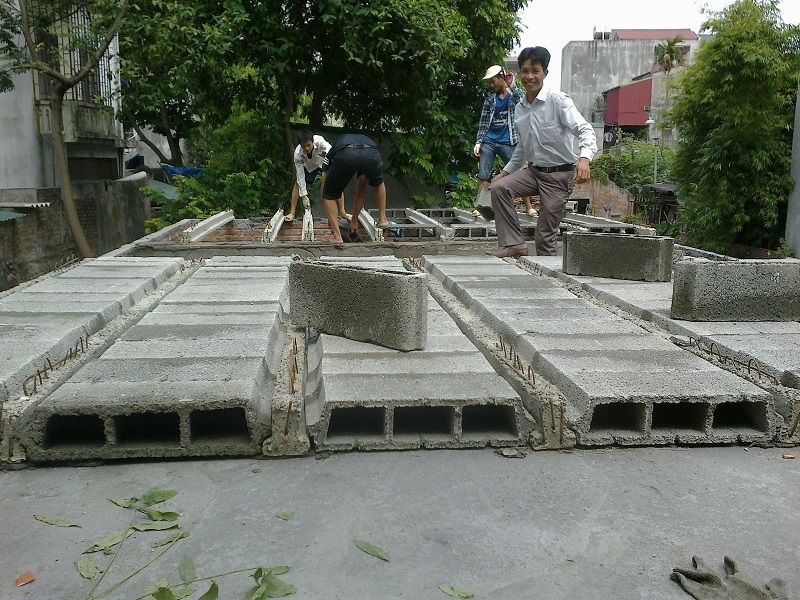 Dịch vụ Làm sàn bê tông nhẹ Xuân mai uy tín giá rẻ 2 San be tong nhe Xuan Mai 2