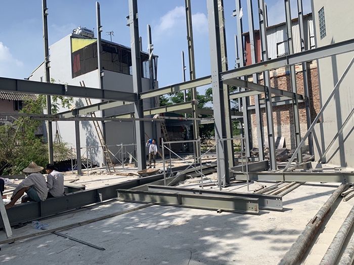 Dịch vụ Làm sàn bê tông nhẹ Xuân mai uy tín giá rẻ 6 San be tong nhe Xuan Mai 3